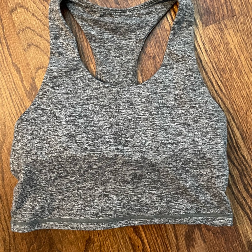 Ptula gray racerback bra top. Size medium.
